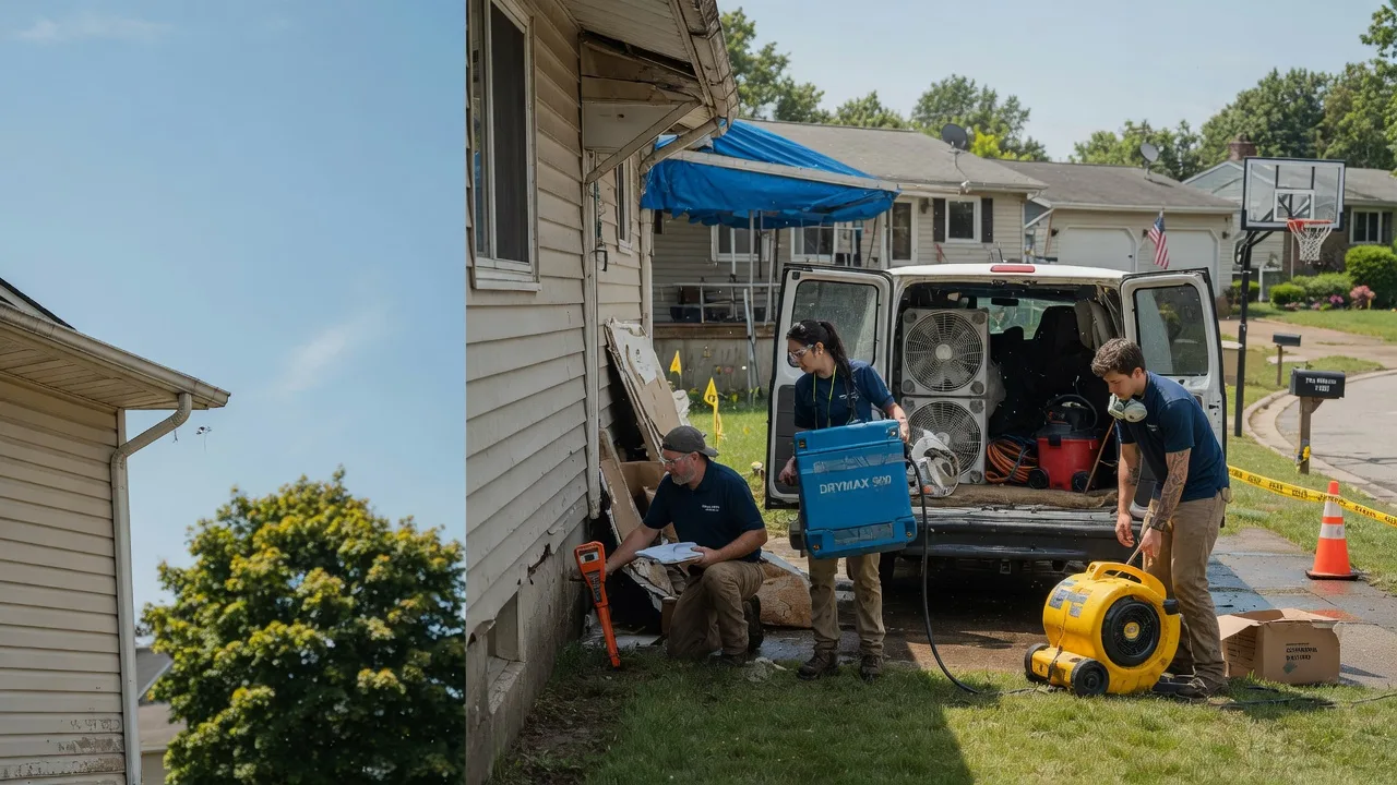 Ceiling Leak Cleanup in Eastlake, OH near me